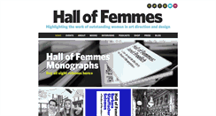 Desktop Screenshot of halloffemmes.com